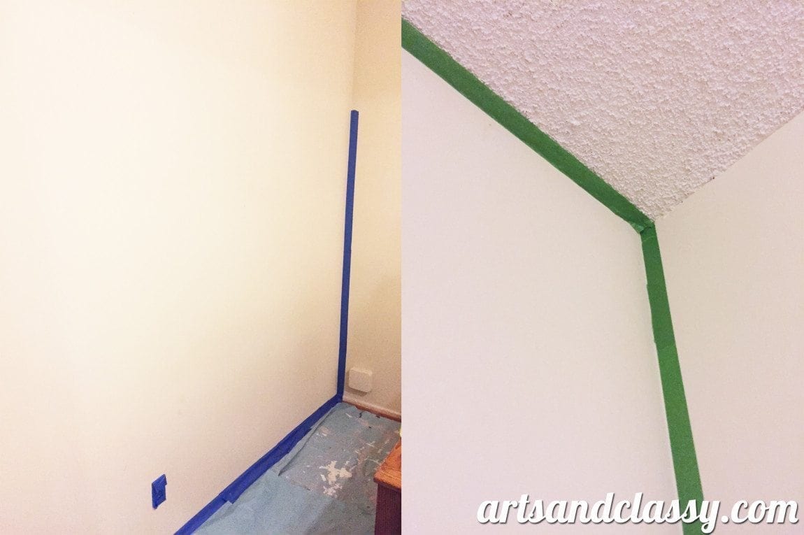 DIY Moroccan Accent Wall Before Photos. See the transformation