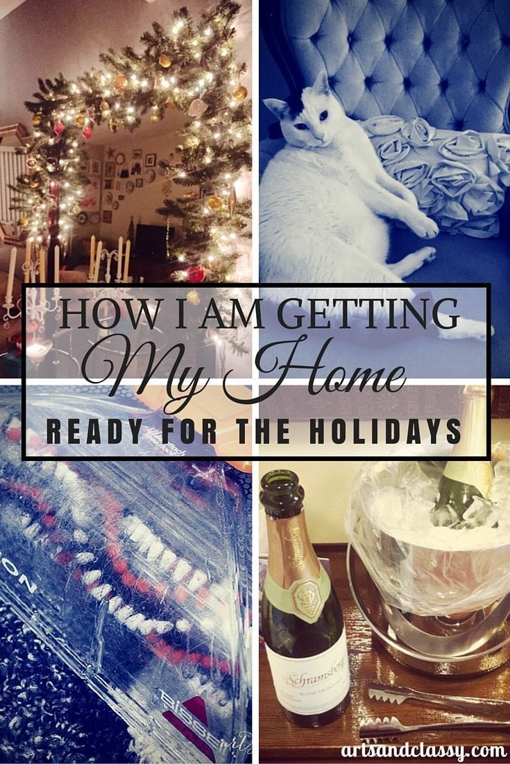 How I am getting my home ready for the holidays via www.artsandclassy.com