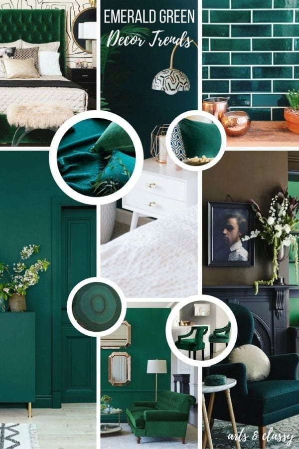 Emerald Green Decor Ideas + Inspiration | Arts and Classy