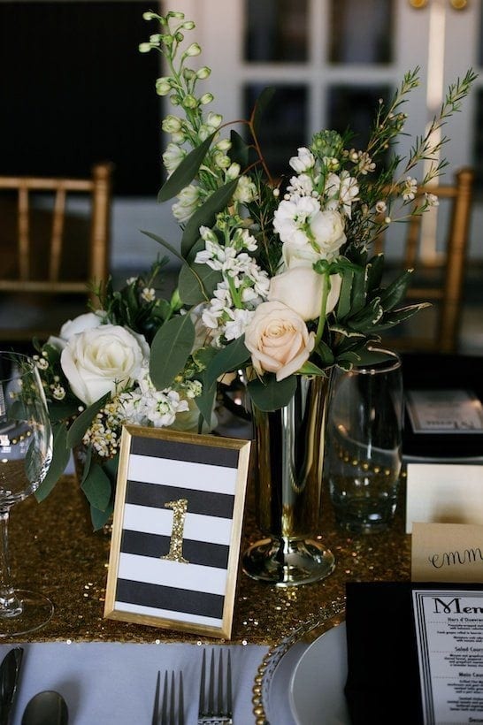 Great Gatsby Party Decorations, Cool centerpiece idea