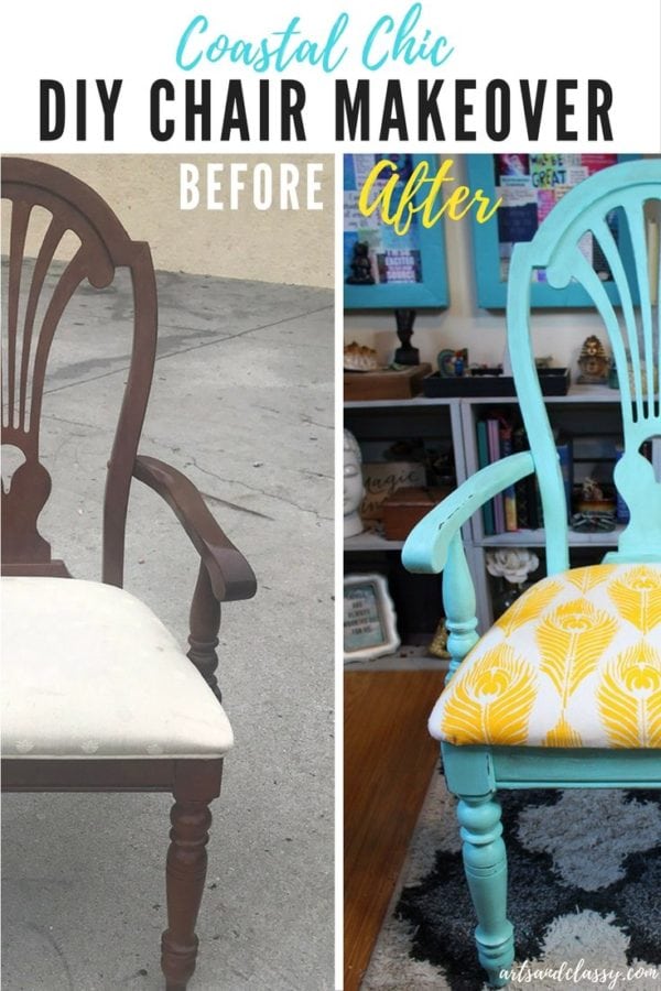 Chalk Painted Furniture Steps - Chair Makeover – Arts And Classy