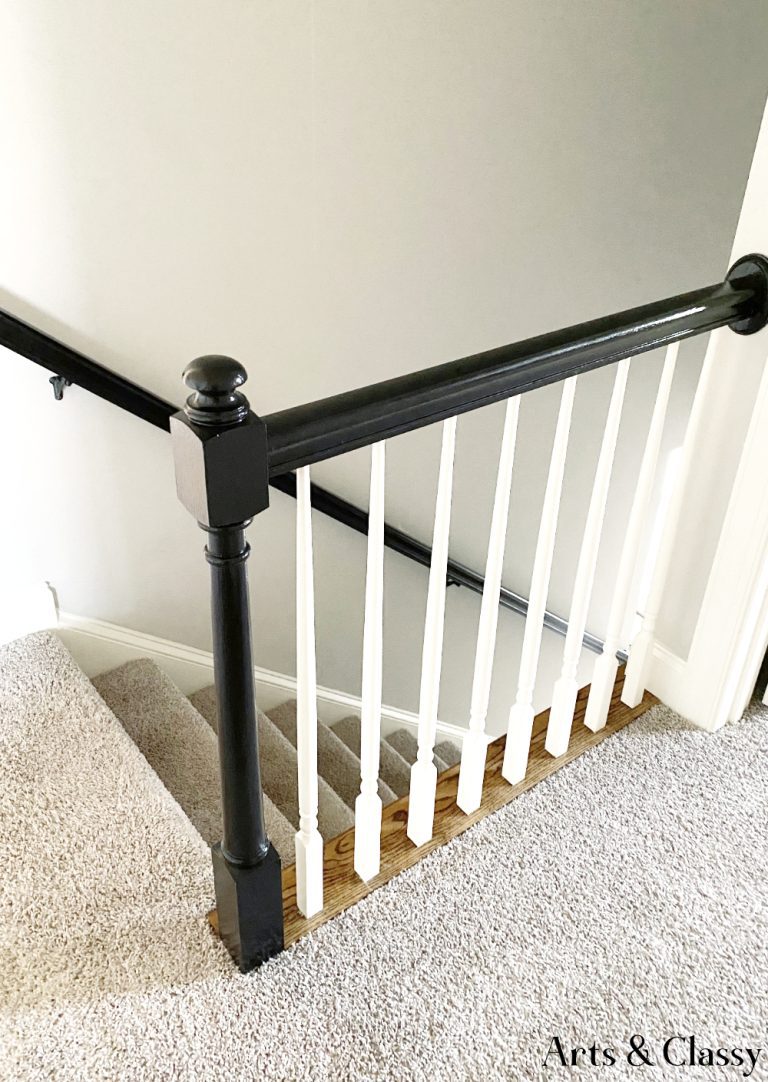 Incredible DIY Upgrade: How to Easily Paint Your Stair Railing and ...