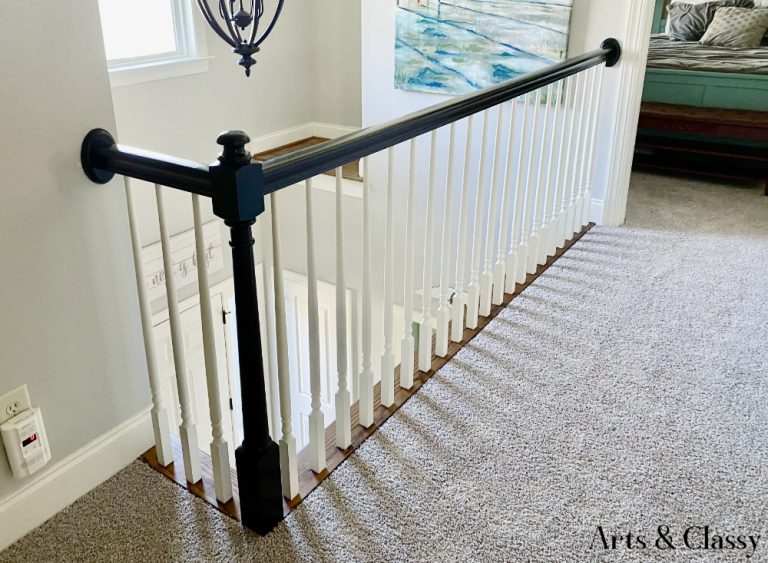 Incredible DIY Upgrade: How to Easily Paint Your Stair Railing and ...