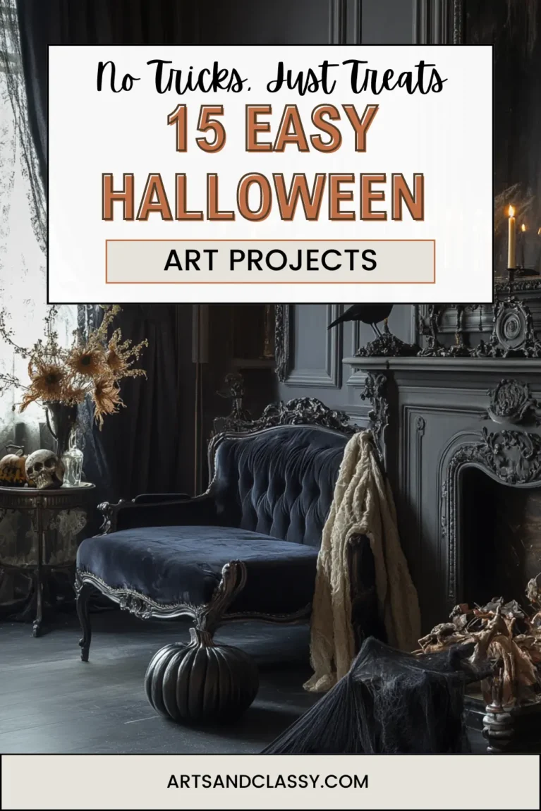 No Tricks, Just Treats - 15 Easy Halloween Art Projects