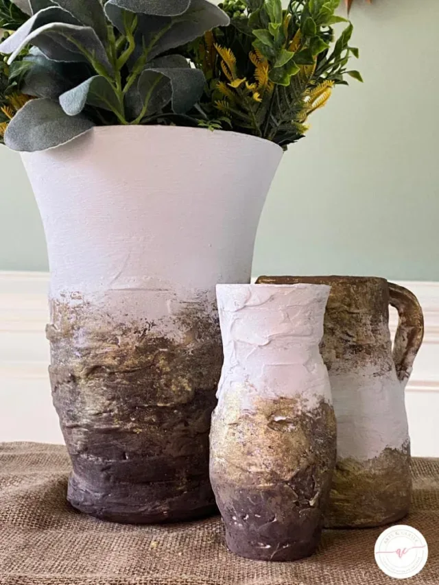 Affordable & Easy DIY Pottery Barn Dupe Vase