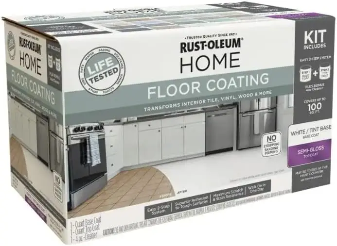 Rust-Oleum Home Floor Coating Kit White