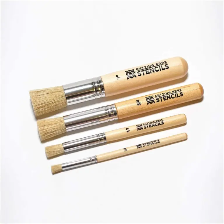 Professional Stencil Brush Set