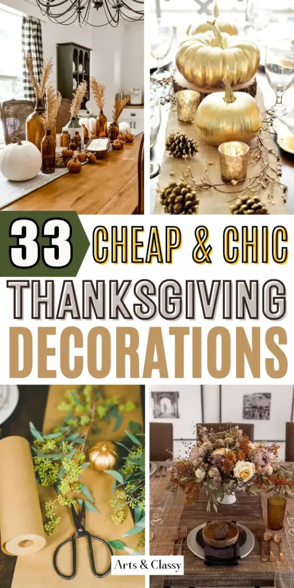 Gobble Up Inspiration: 33 Thanksgiving Decoration Ideas for Every ...