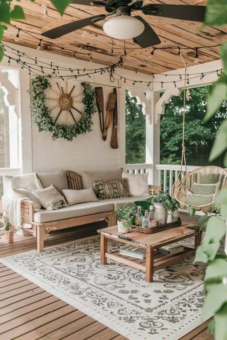 15 DIY Ideas to Create Your Own Beautiful Back Porch