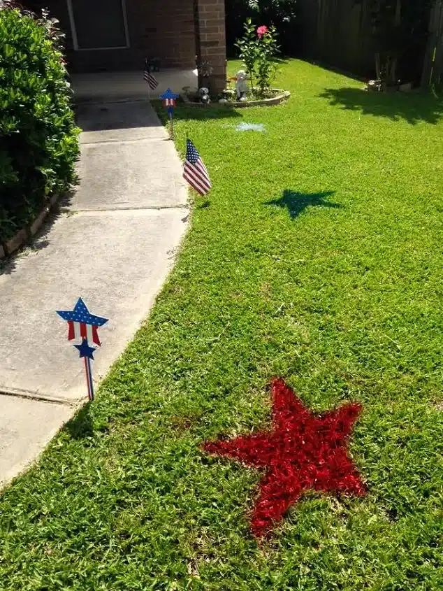  Patriotic Yard Stars