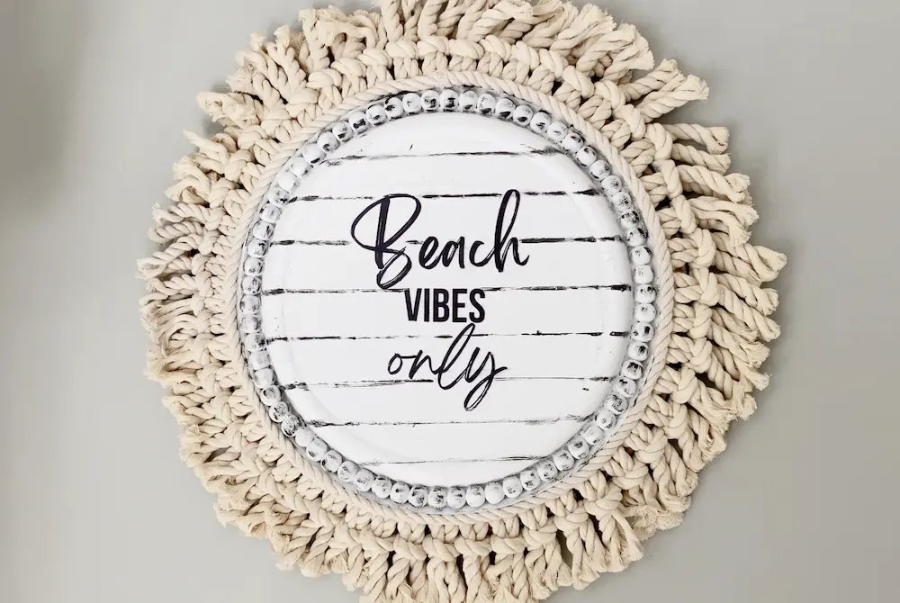 Boho Wreath DIY: Make a Stunning Nautical Rope Wreath with a Free Beach Printable
