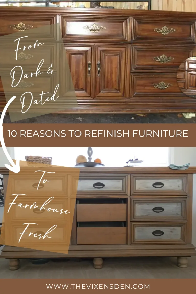 10 Reasons To Refinish Old Furniture Instead Of Buying New