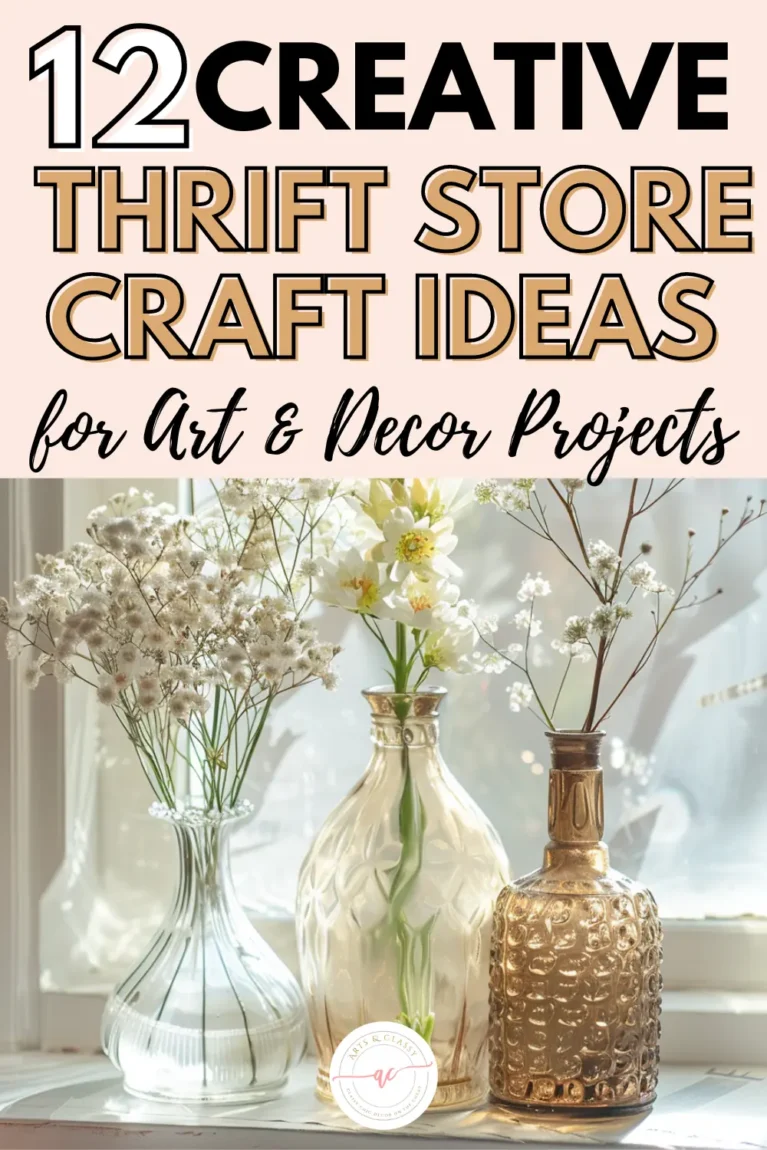 Get Crafty with Thrift Store Finds! 12 DIY Art & Decor Ideas. Unleash your inner artist with these inspiring DIY projects! This board is full of ideas to transform thrifted items into one-of-a-kind wall art, furniture, and more. Find your next creative project & breathe new life into pre-loved treasures!  