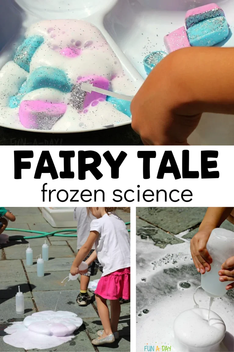 Frozen Fairy Tale Science for Preschoolers