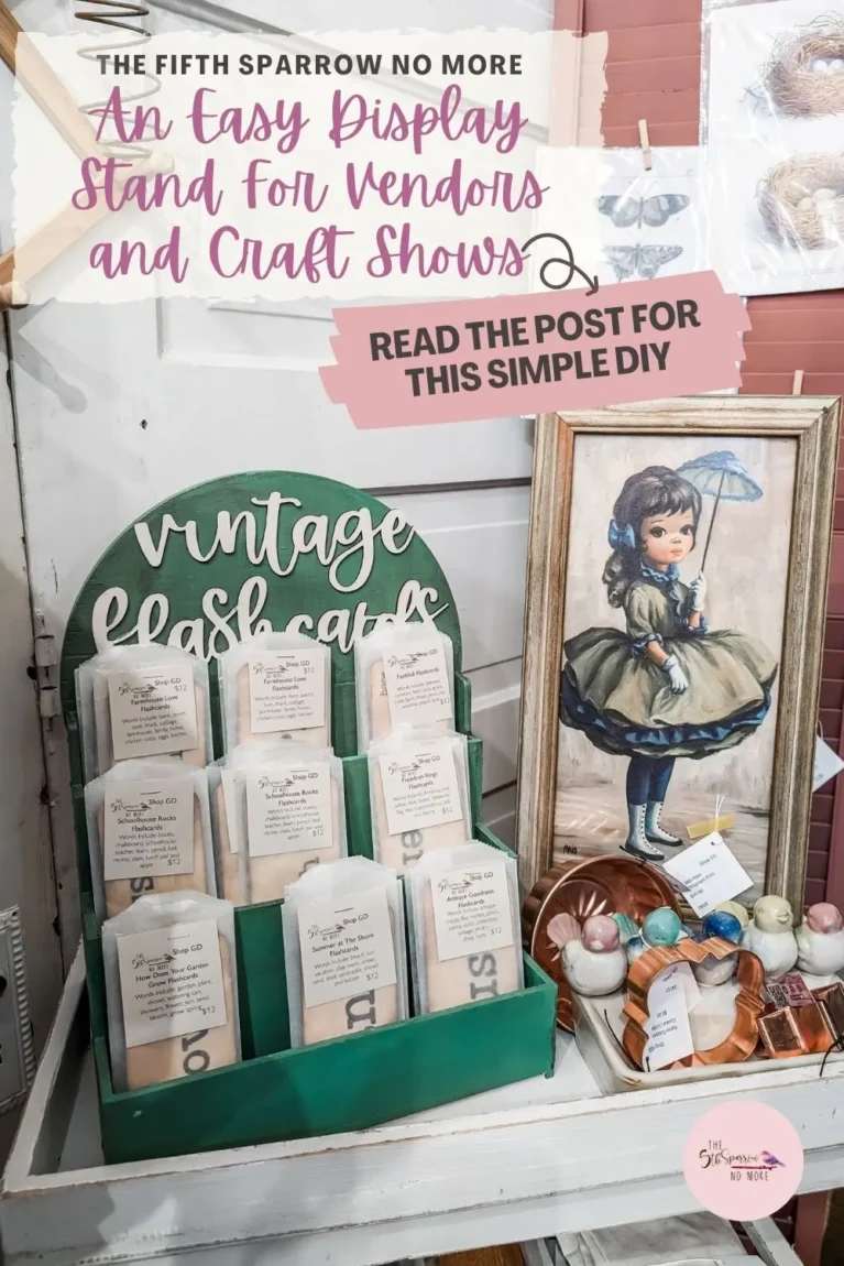 Create An Easy Display Piece For Vendor Booths