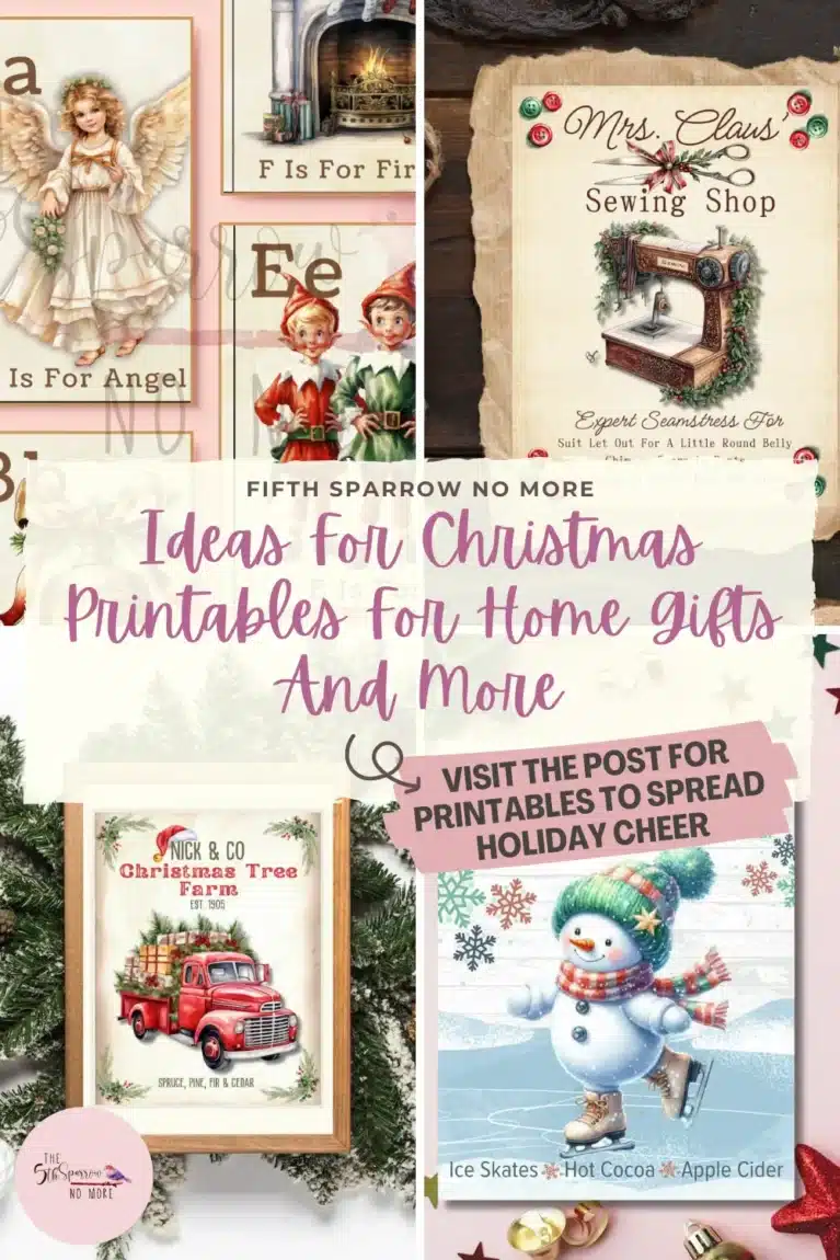 Create Christmas Magic With Printables For Your Holiday Home