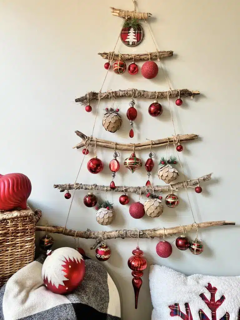 Deck Your Walls: How to Make a DIY Wall Christmas Tree