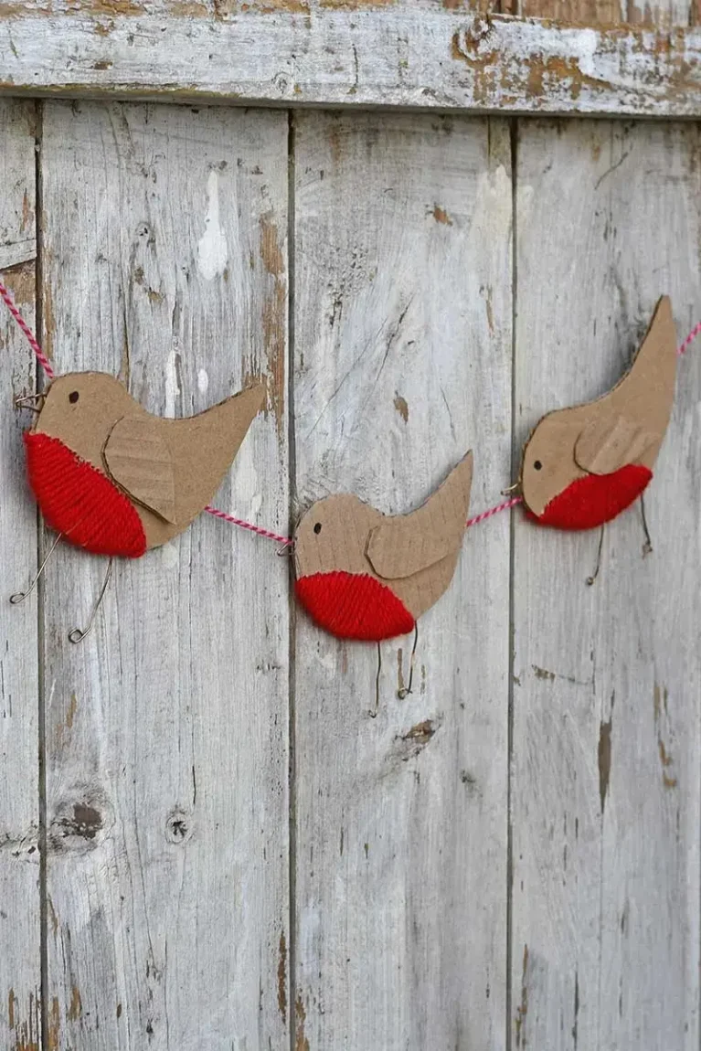 Cardboard Robin Ornament DIY: A Cute and Eco-Friendly Craft