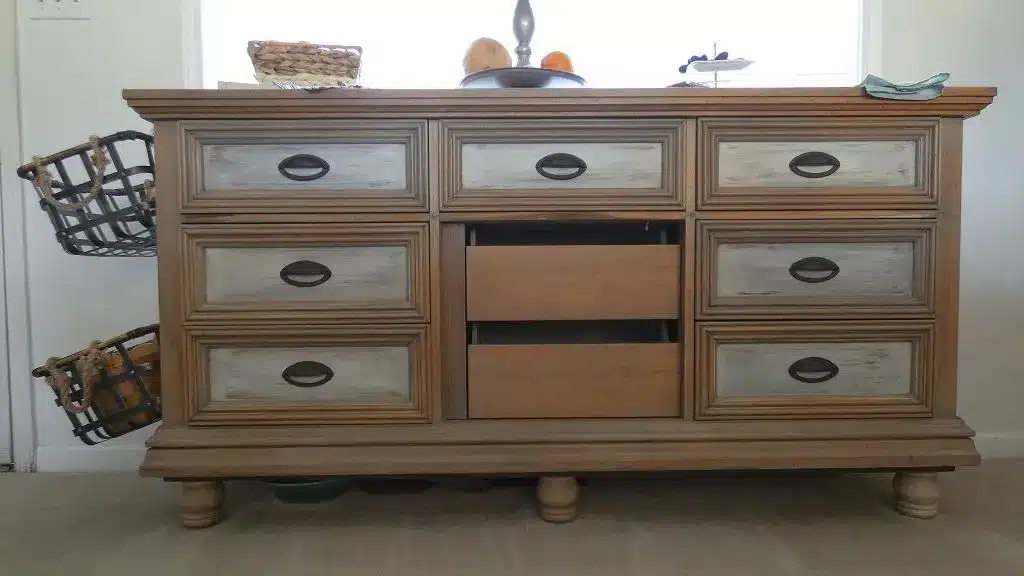 Dresser to Buffet Makeover