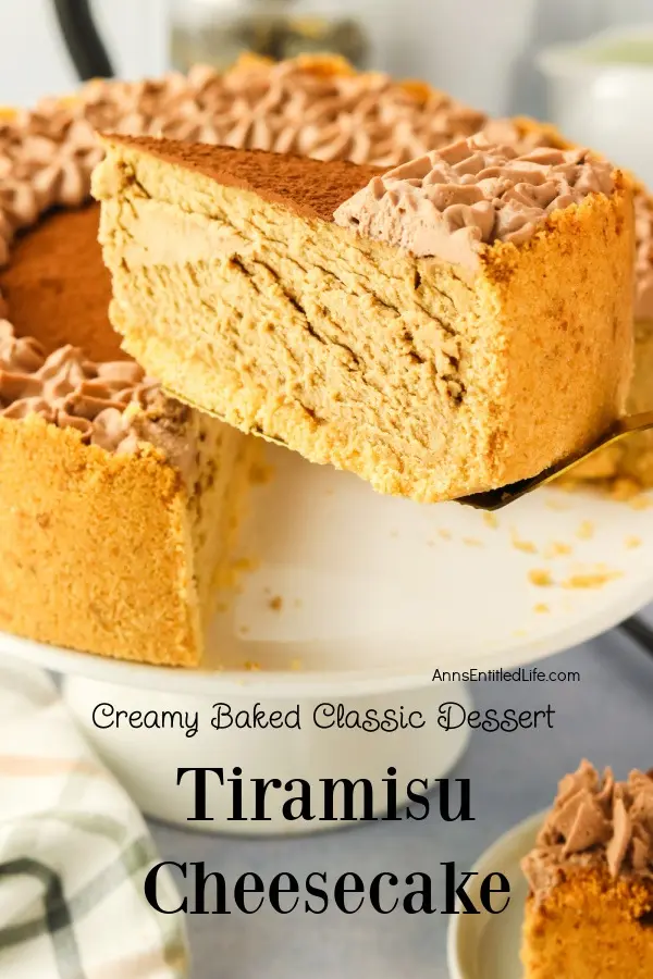 Tiramisu Cheesecake Recipe | Creamy Baked Classic Dessert