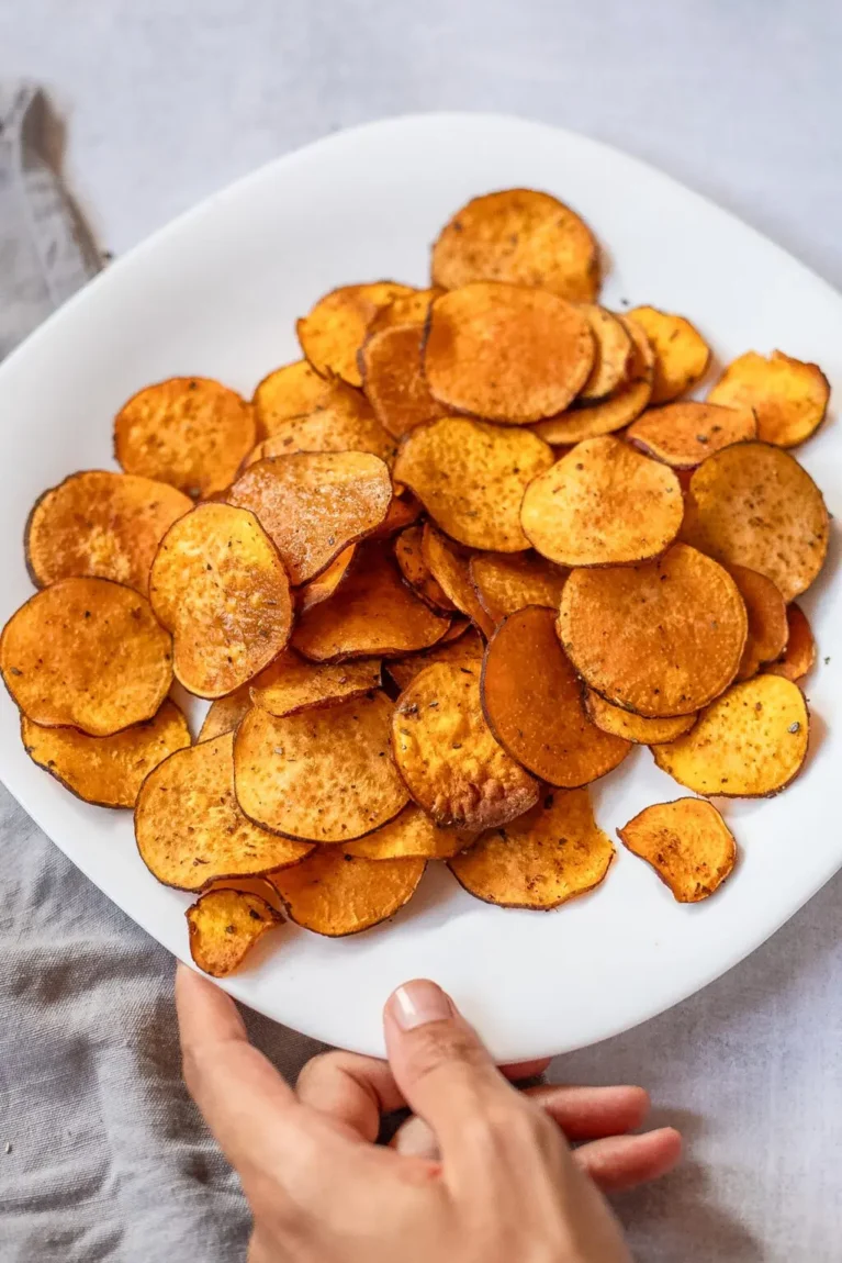 Homemade Sweet Potato Chips in the Oven