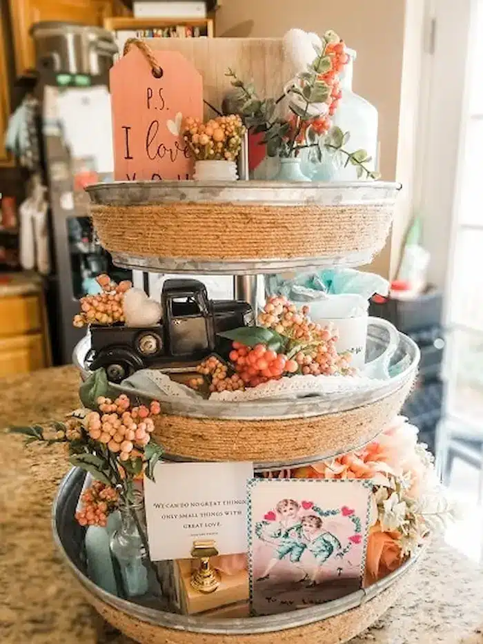 A Love Letter DIY For A Tiered Tray