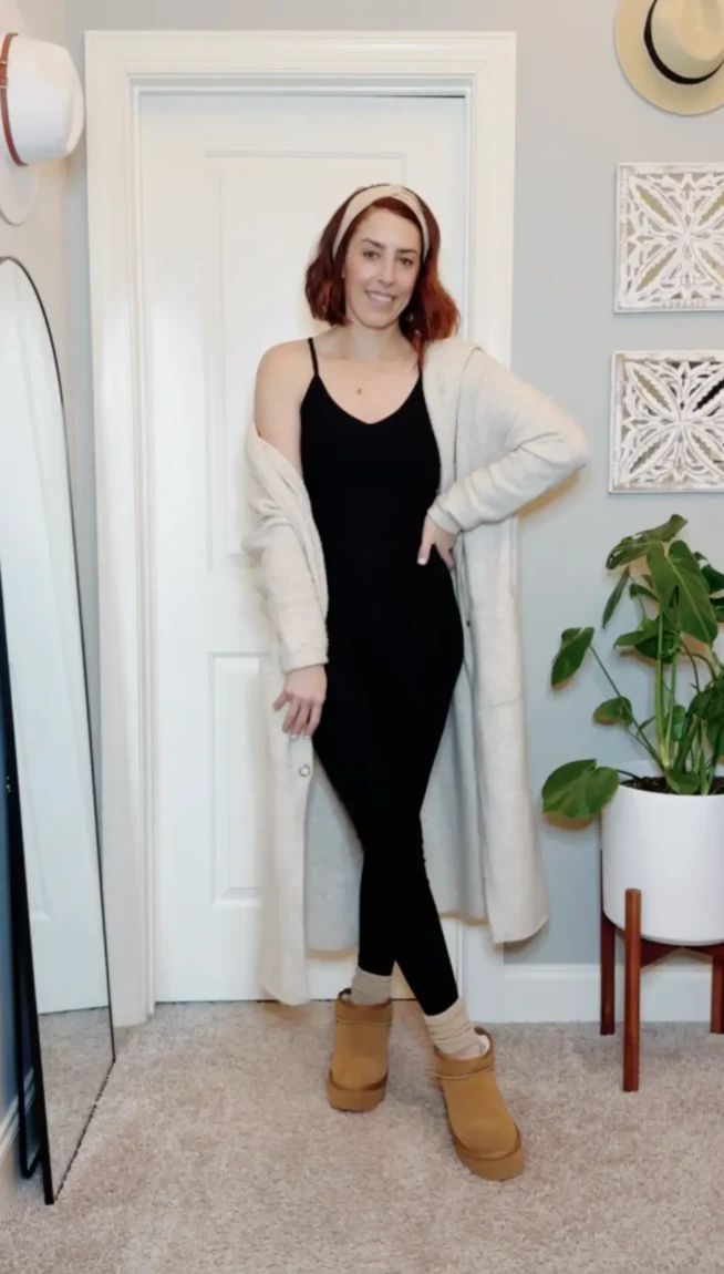 Day 26 - Cozy Yogi Vibes - 31 Days of Closet Magic: Sustainable Fashion Tips for Tall Women to Reimagine Their Wardrobe