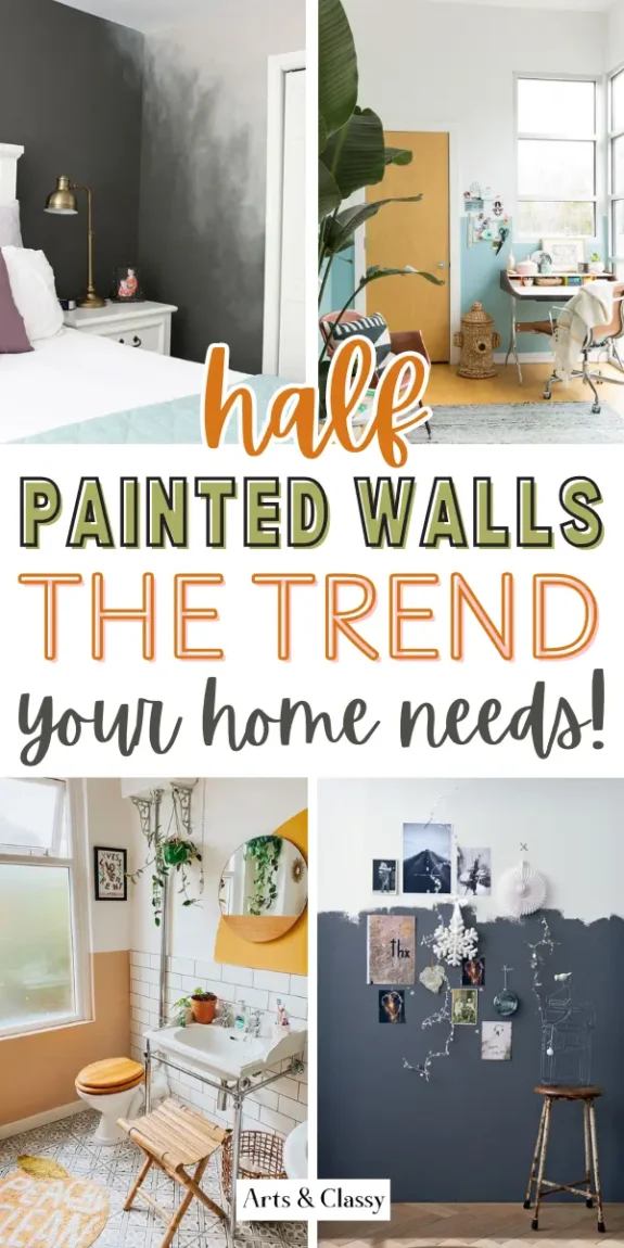 Half-Painted Walls - The Trend Your Home Needs!